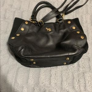 Black handbag